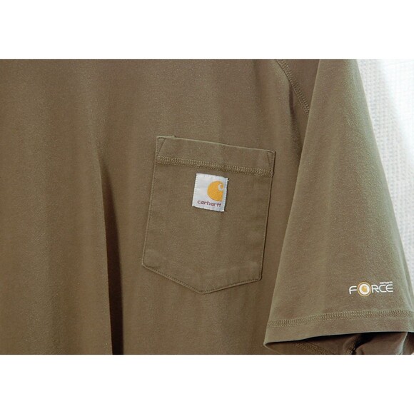 Carhartt T-Shirt Men’s 2XL Relaxed Fit Pocket Logo Tee Force - Picture 3 of 6